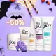 HALLOWEEN MYYNTI! HAIR JAZZ täydellinen pesurutiinisetti: shampoo + hoitoaine+ kosteusemulsio + naamio + hiusvoide + hiustenkasvua lisäävä laite!